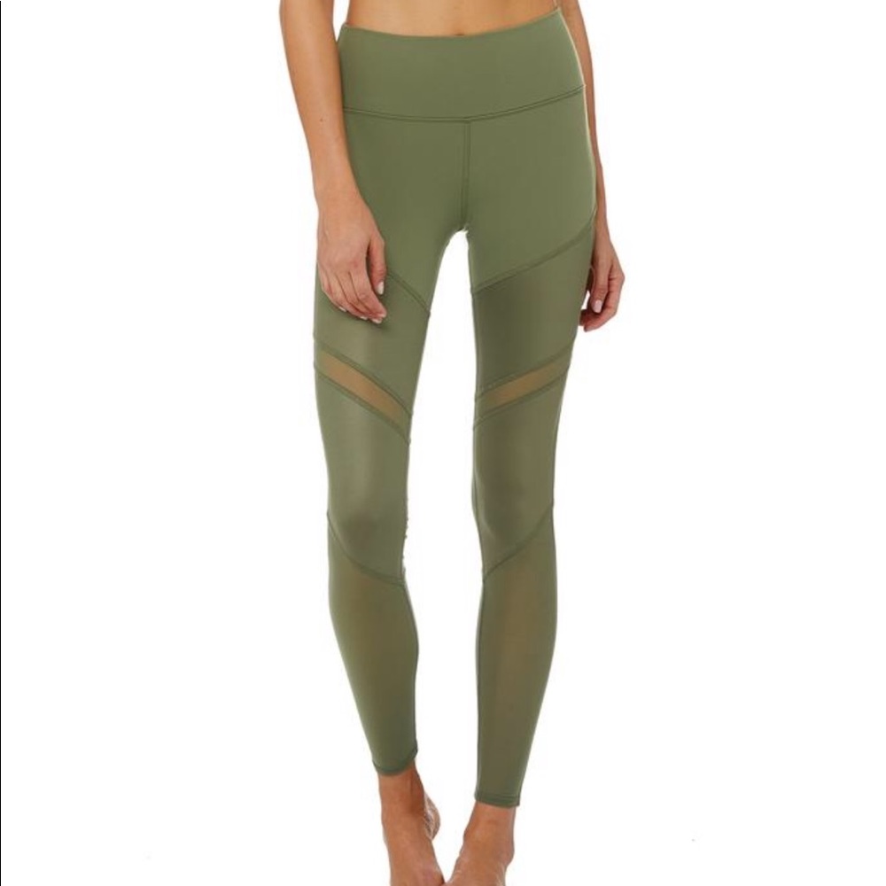 Alo Yoga jungle green high waist Sheila legging